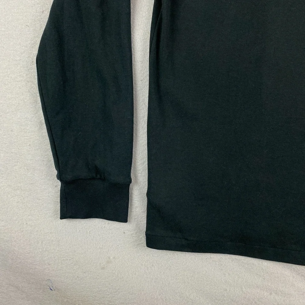 Polo Ralph Lauren Shirt Mens L black Turtleneck Long Sleeve flesh Pony Cotton